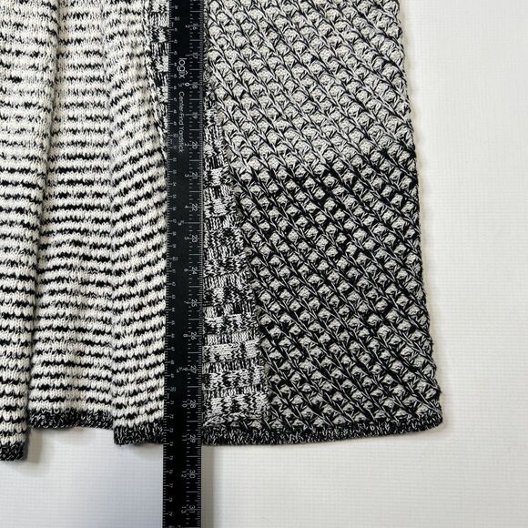 Chicos Textured Knit Sweater Vest Women's Size 3 XL Black Antique White NEW $99 - Picture 15 of 16
